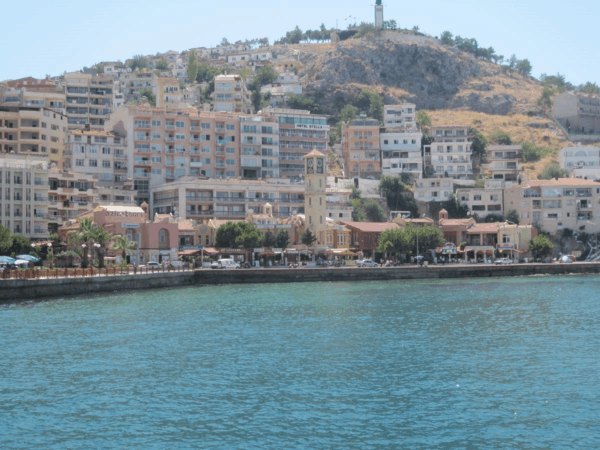 View from Kusadasi Starbucks