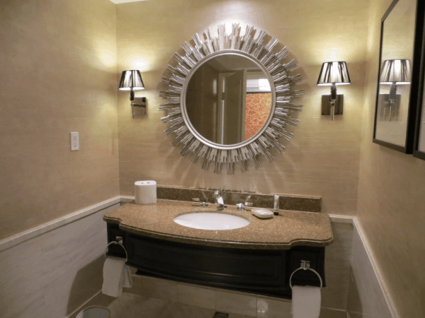 Powder room in Suite at Four Seasons Las Vegas