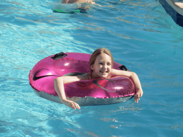 Las Vegas-Playing at Mandalay Bay's Lazy river