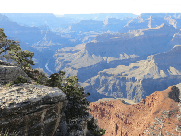 View of Colorado River from Mojave Point - Grand Canyon