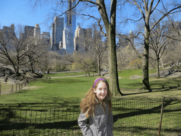 New York City-Central Park-Essex House in background