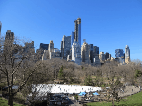 Central Park New York City-Wollman Skating Rink