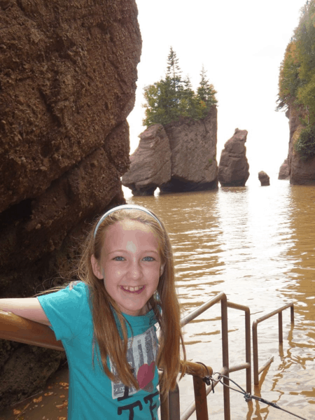 New Brunswick-High Tide at Hopewell Rocks