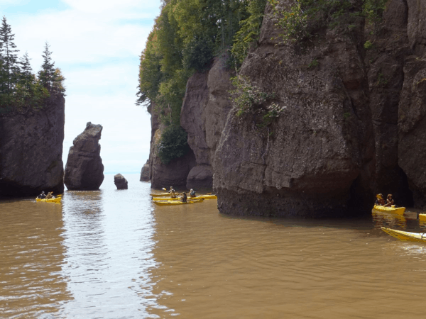 New Brunswick-High Tide at Hopewell Rocks 