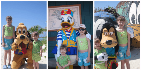 Disney cruise-Castaway Cay characters