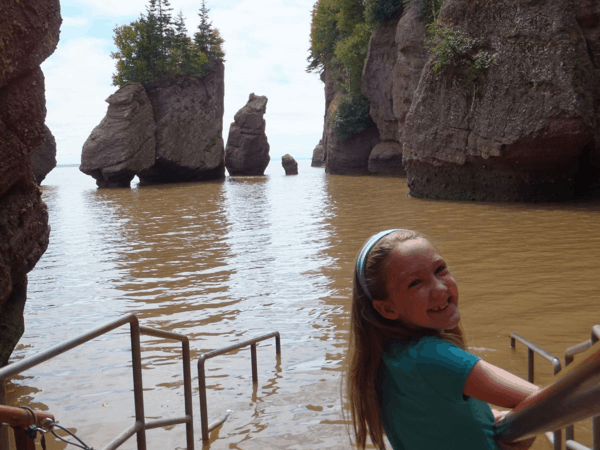 New Brunswick-High Tide at Hopewell Rocks