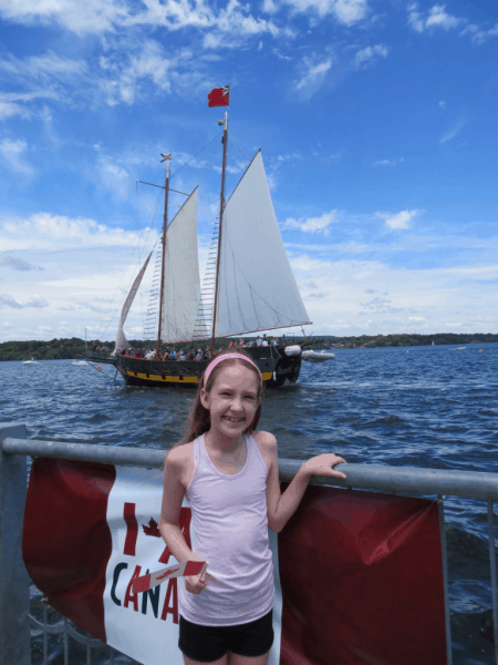 Tall ship sailing Hamilton Harbour