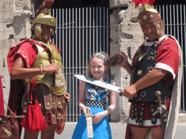 Gladiators at Roman Colosseum