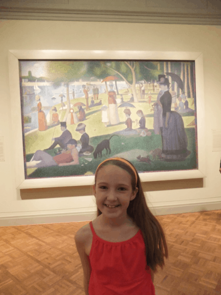 A Sunday on La Grande Jatte by Seurat at The Art Institute of Chicago A Sunday on La Grande Jatte by Seurat at The Art Institute of Chicago