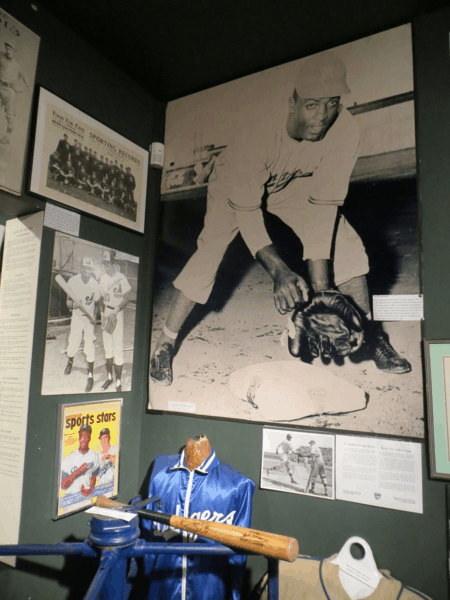 Canadian Baseball Hall of Fame-Jackie Robinson display