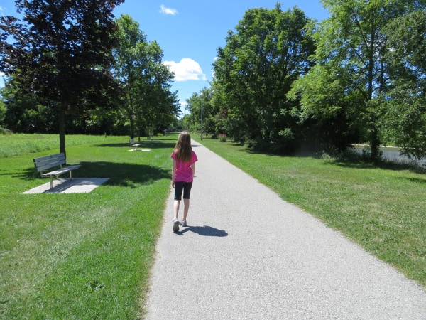 Riverview Walkway along Thames in St. Marys  Ontario