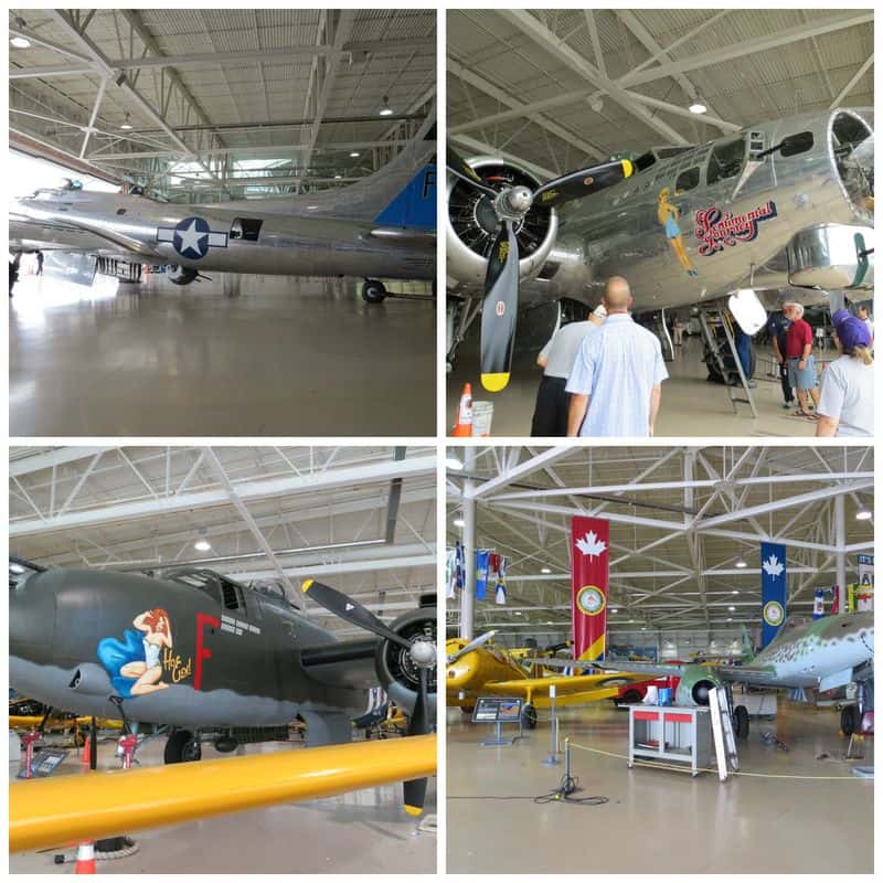 Canadian Warplane Heritage Museum collage