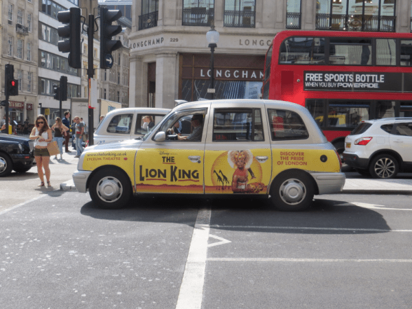 London cabs - The Lion King