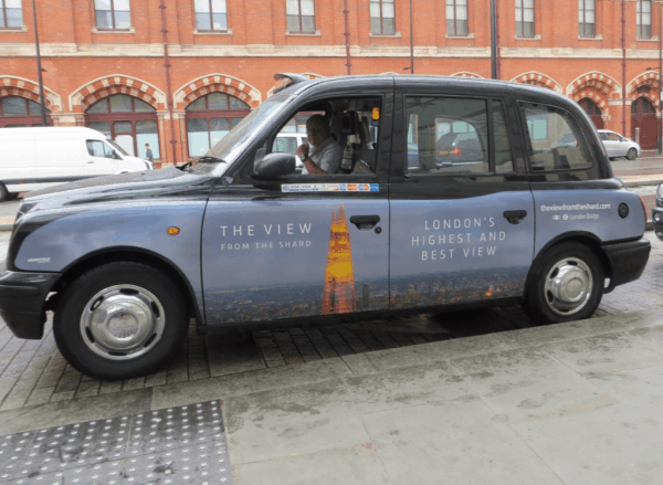 London cabs - The Shard