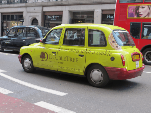 London cabs - Doubletree hotels