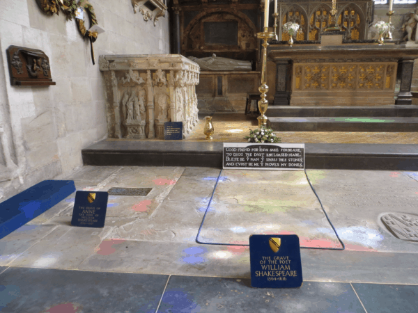 Stratford-upon-Avon-Holy Trinity church - Shakespeare's Burial Place