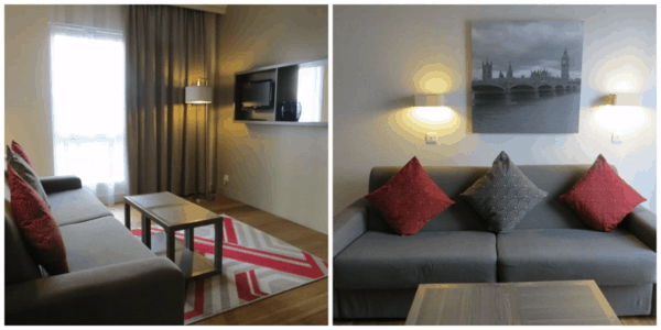 Citadines-Trafalgar-Square-London-1 Bedroom-Living-Collage