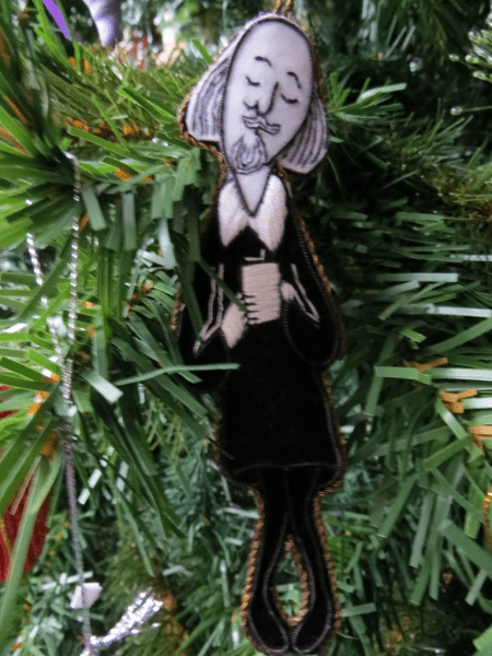 Shakespeare-Christmas-ornament