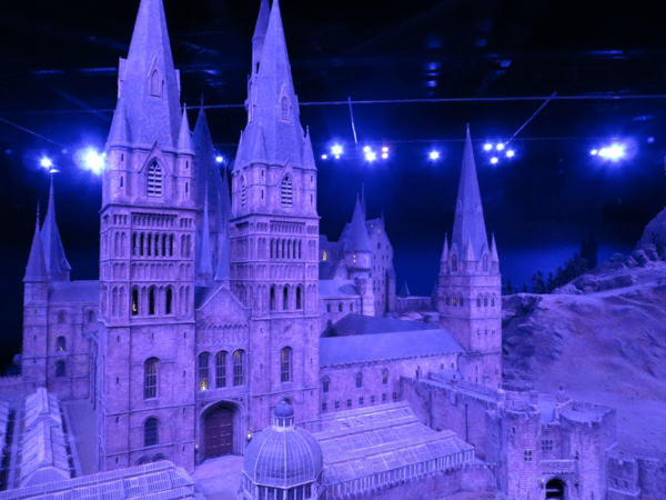 Warner-Bros-Studio-Tour-Hogwarts-Model-night