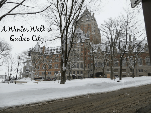 A Winter Walk in Quebec City graphic