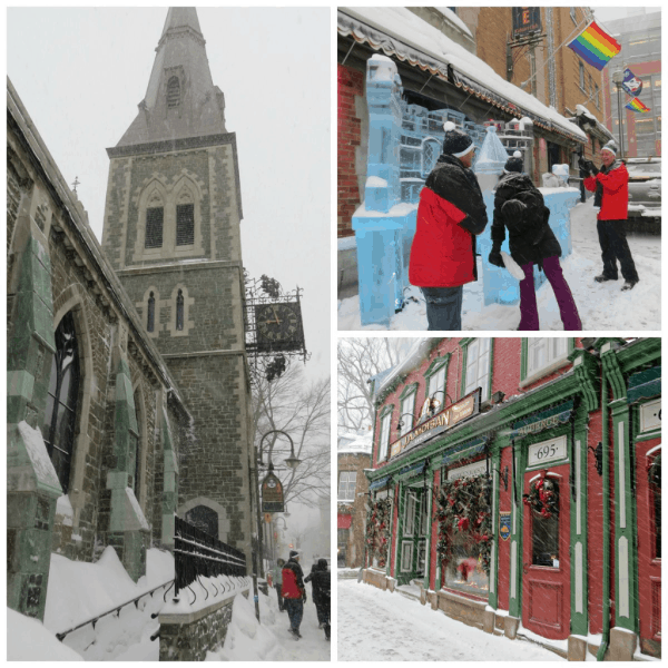 Quebec-winter-walking tour-collage