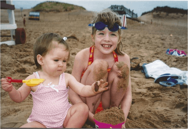 PEI-playing on beach-2004