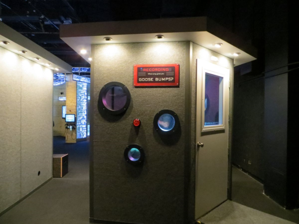 Ontario science centre-science of rock n roll-recording booth