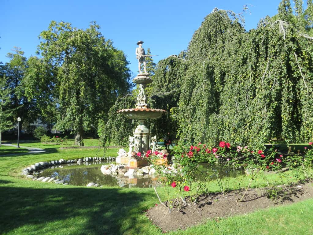 Boer War Memorial Fountain in Halifax Public Gardens 
