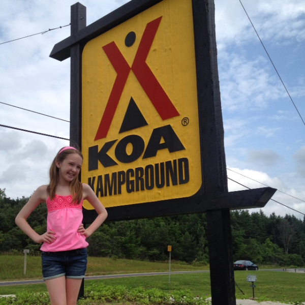 KOA Campground-Barrie-sign