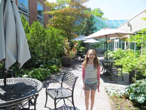 Royal botanical gardens-courtyard