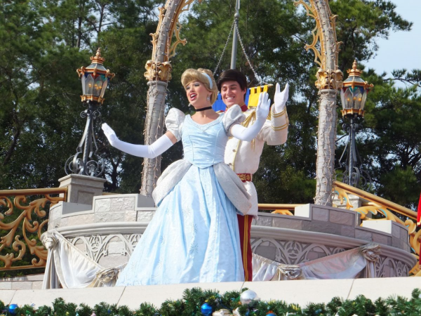 Cinderella dancing with her Prince