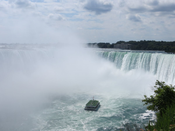 Niagara falls-hornblower-at horseshoe falls