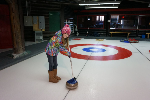 Chateau montebello-learning to curl