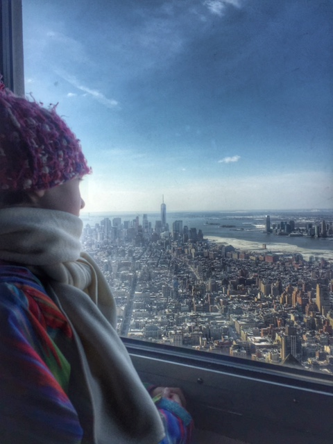 New york city-empire state building-enjoying view