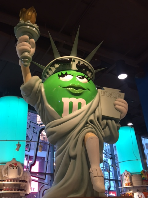 New york city-m&m's world-statue of liberty