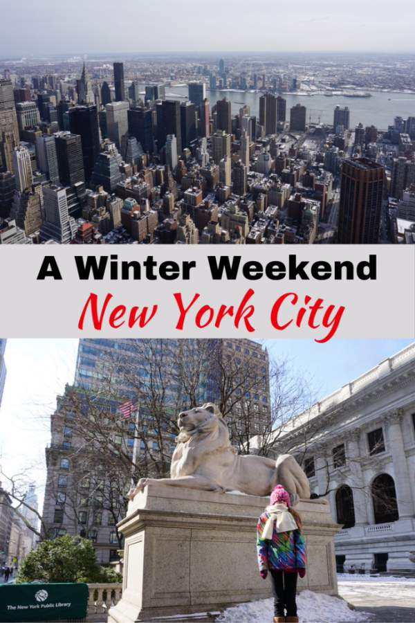 A Winter Weekend in New York City - Gone with the Family