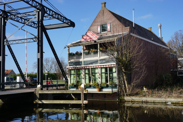 Netherlands-edam-hof van holland cafe restaurant-along canal