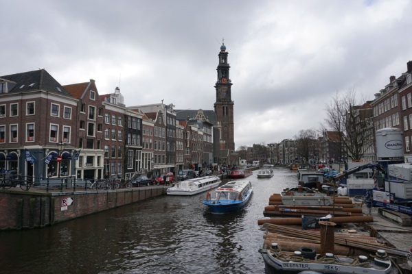 Netherlands-amsterdam-canal-westerkerk
