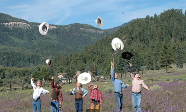 Spur alliance-rainbow trout ranch-kids playing