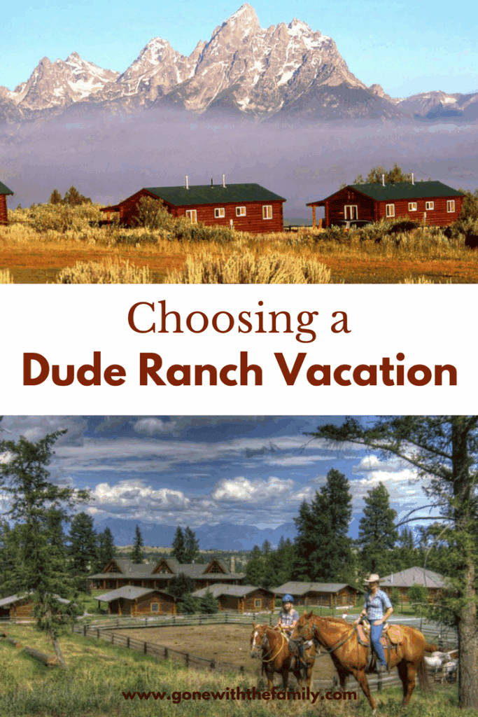 pinterest image for Choosing a Dude Ranch Vacation