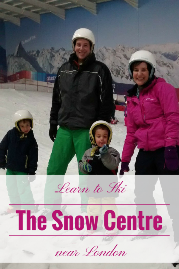 Learning to Ski at The Snow Centre Near London, England - Gone with the Family