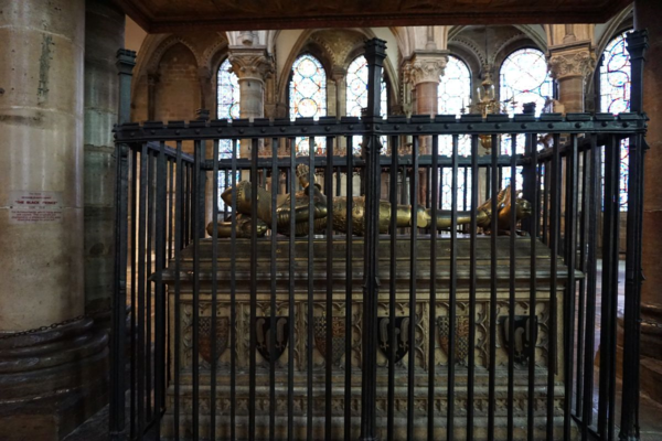 England-canterbury cathedral-tomb of the black prince