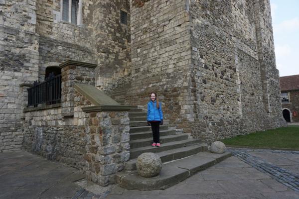 England-dover castle-steps of the palace
