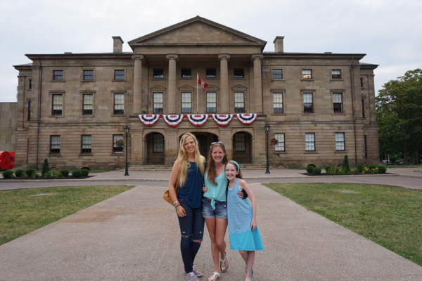 Prince edward island-charlottetown-girls at province house