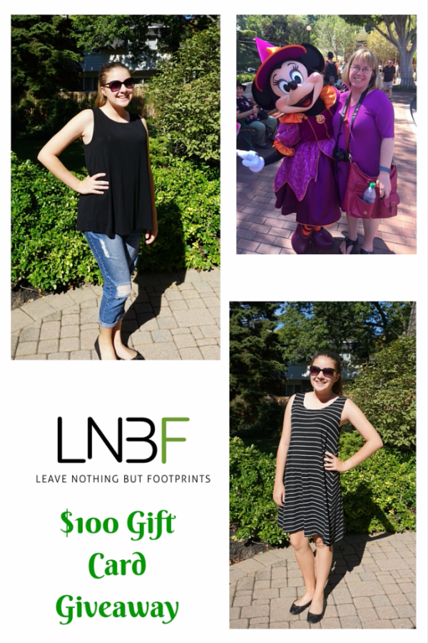$100 Gift Card Giveaway - Win $100 to spend on stylish eco-friendly clothing from LNBF - Gone with the Family