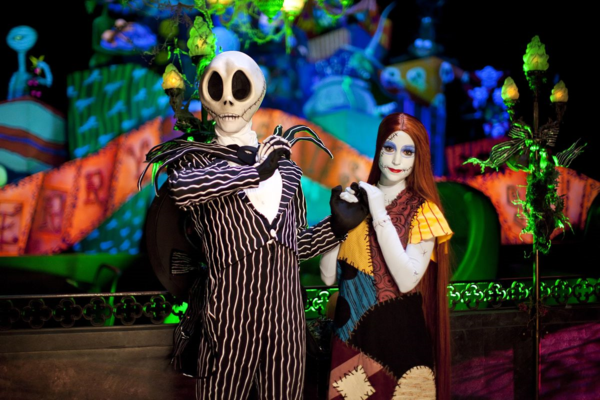 Disneyland-halloween-nightmare before christmas-jack skellington and sally