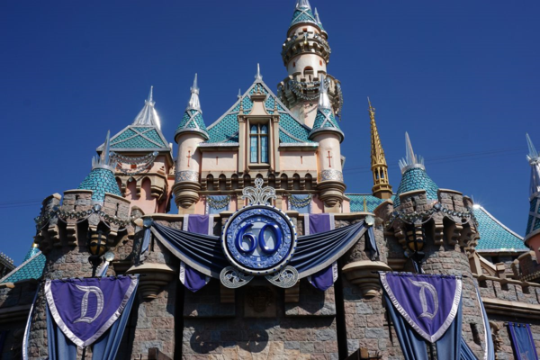 Disneyland-diamond celebration-sleeping beauty castle