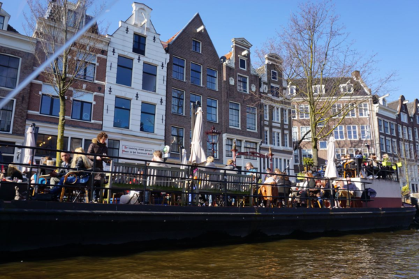Netherlands-amsterdam-view from canal boat cruise