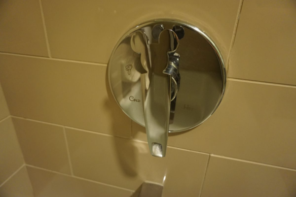 California-disneyland hotel-mickey bathtub tap