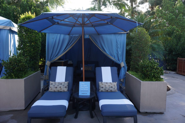 California-disneyland hotel-private cabana